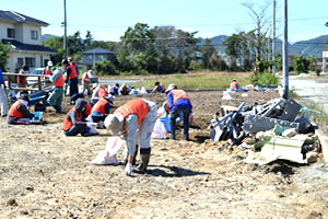東日本大地震のボランティア活動